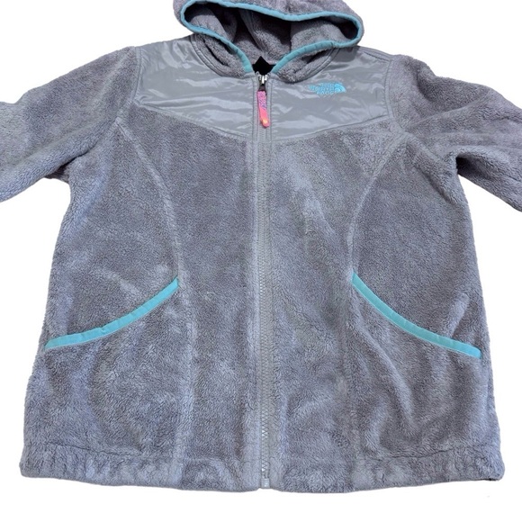 The North Face Fleece Oso Hooded Jacket Size Large 14/16 - Picture 5 of 11